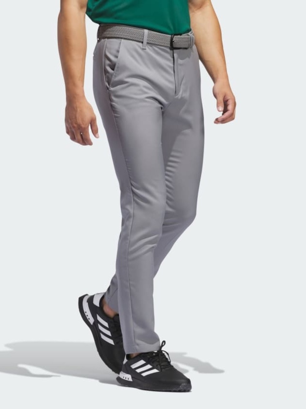 Adidas ADI ADVANTAGE TAPERED GOLF PANTS, 34x30, Grey